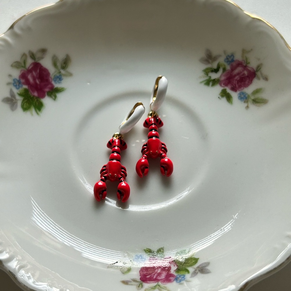Baublebar miniature lobster earrings